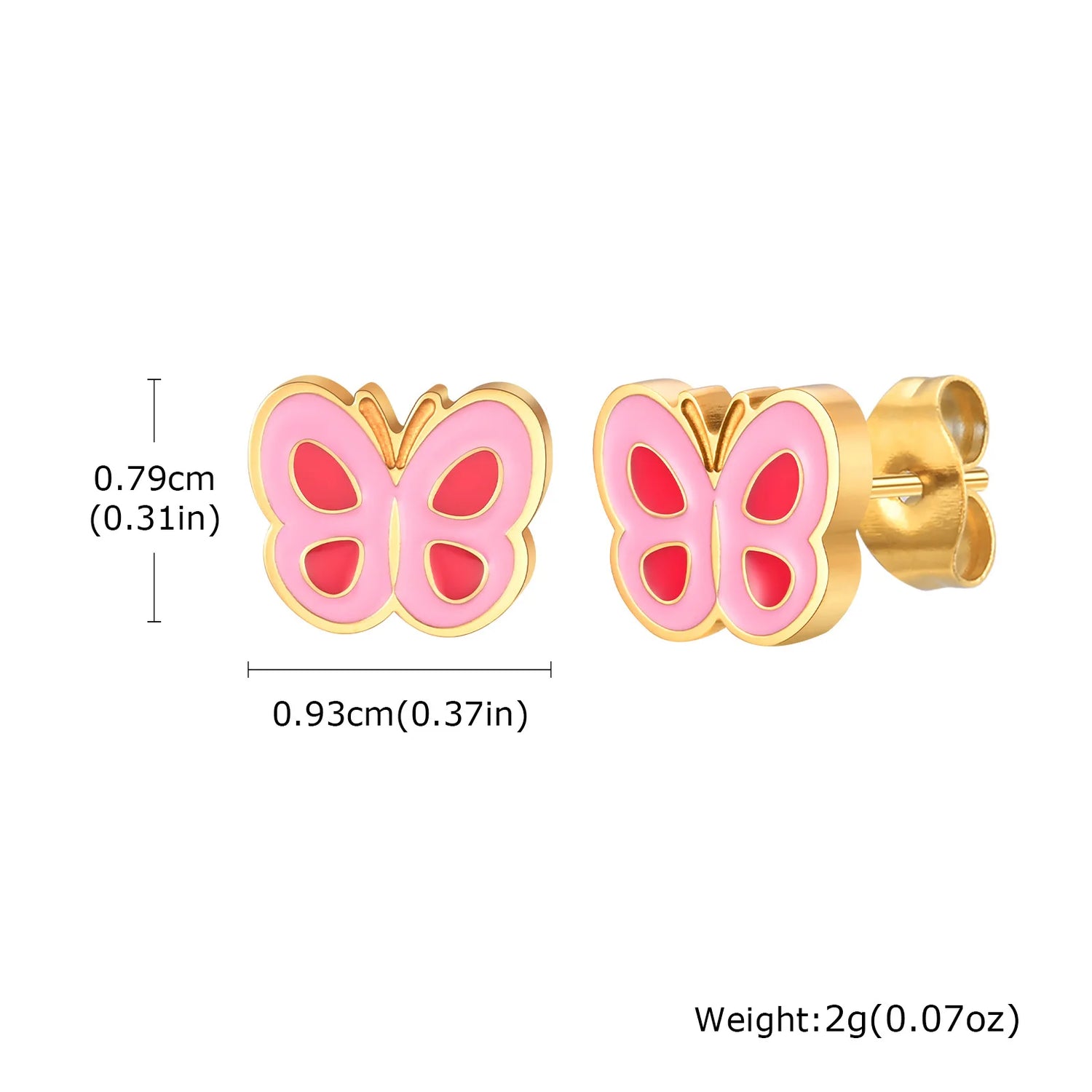 Personalized Name Bar Necklace With Butterfly Flower, Stainless Steel Cute Pendant For Girls Childs Kids Charms Gift